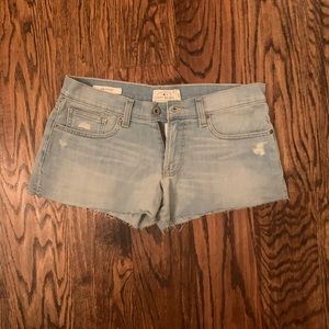 Lucky Brand Light Wash Cut Off Denim Shorts